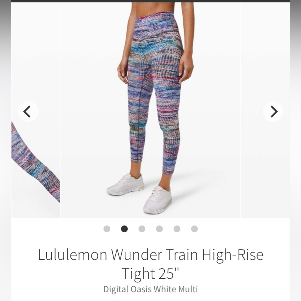 Lululemon Wunder Train High-Rise Tight 25" Size 6